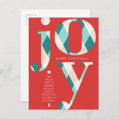 喜びの願い – Merry Christmas Card シーズンポストカード (正面/裏面)