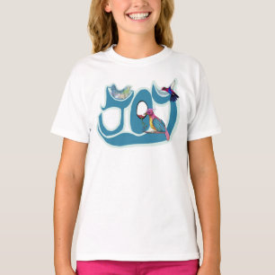 喜びの鳥芸術的 – 色の喜びの象徴 Tシャツ