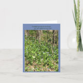 喜びのBluebells カード (正面)