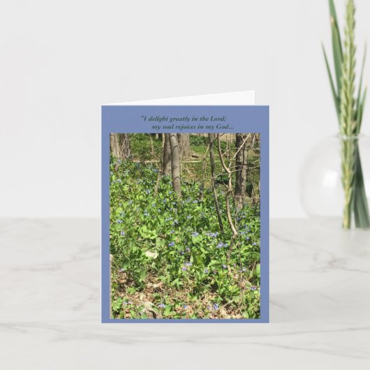 喜びのBluebells カード (正面)