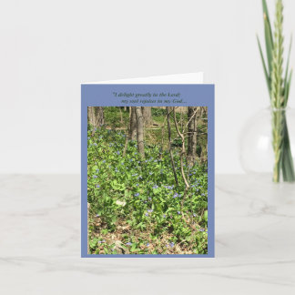 喜びのBluebells カード