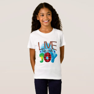 喜びのTシャツで生きる Tシャツ