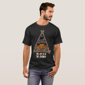 喜びはジャーニーキャンピングバケーションキャンパー Tシャツ (正面フル)