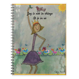 喜びは事にありません。 それは私達にあります ノートブック
