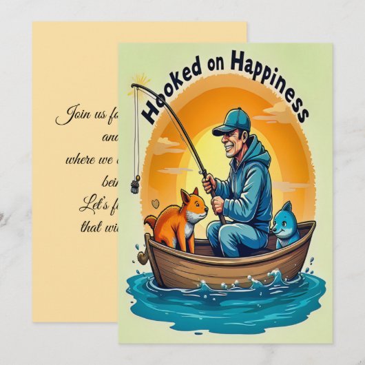 喜びをキャスト 招待状 (正面/裏面)