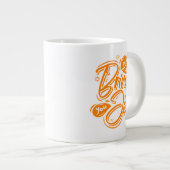 喜びを与えてくれることをする ジャンボコーヒーマグカップ (正面右)