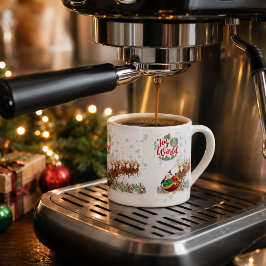 喜びを世界に サンタのそり クリスマス エスプレッソ エスプレッソカップ