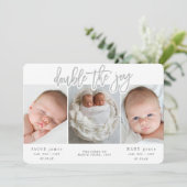 喜びを倍にする 案内状 (スタンド正面)