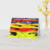 喜びを共有して下さい! カード (黄色い花)