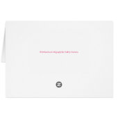 喜びを共有する花のカードのクリスマスリース|過去記事 (裏面横)