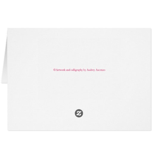 喜びを共有する花のカードのクリスマスリース|過去記事 (裏面横)