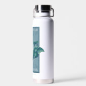 喜びを取り戻す – The White Lotus ウォーターボトル (背面)