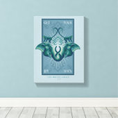 喜びを取り戻す – The White Lotus キャンバスプリント (インサイチュ (ウッドフロア))