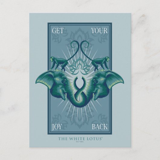 喜びを取り戻す – The White Lotus ポストカード (正面)
