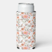 喜びを受け入れカラフル:ボホの花 スリム缶クーラー (Seltzer正面)