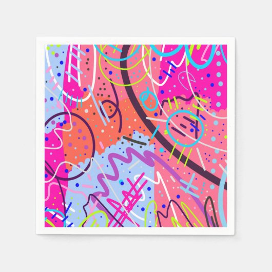 喜びを味わう スタンダードカクテルナプキン (正面)