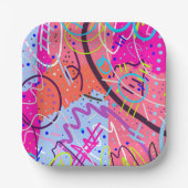 喜びを味わう ペーパープレート (正面)