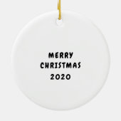 喜びを害なく広める セラミックオーナメント (裏面)