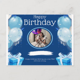 喜びを広げよう:あらゆる年齢の方に喜ばれる誕生日カード インビテーションポストカード