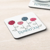 喜びを広げる コースター (左側)