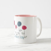 喜びを広げる ツートーンマグカップ (正面右)