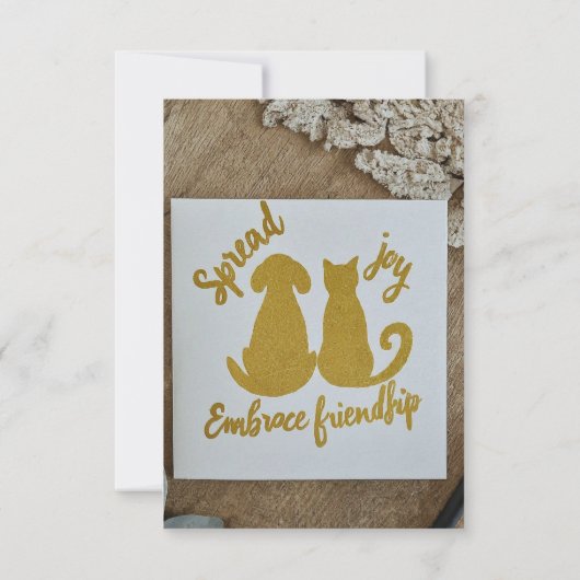 喜びを広げ、友情を受け入れる (裏面)