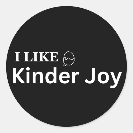 喜びを感じる ラウンドシール (正面)