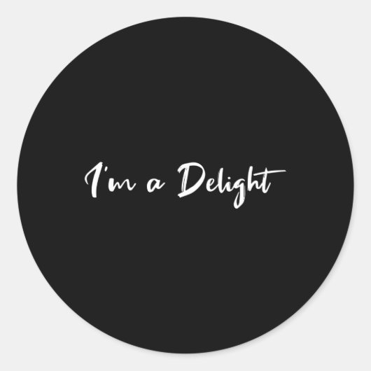 喜びを感じる ラウンドシール (正面)