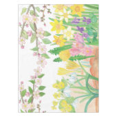 喜びを放つ春の花はこれらだ テーブルクロス (正面)