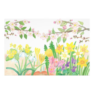 喜びを放つ春の花はこれらだ フォトプリント