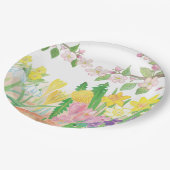 喜びを放つ春の花はこれらだ ペーパープレート (アングル)