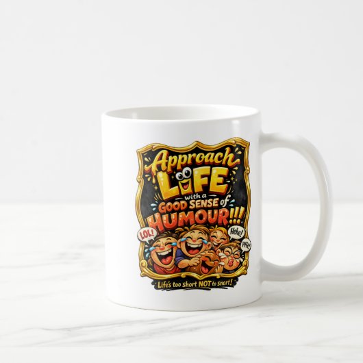 喜びを放射する コーヒーマグカップ (右)