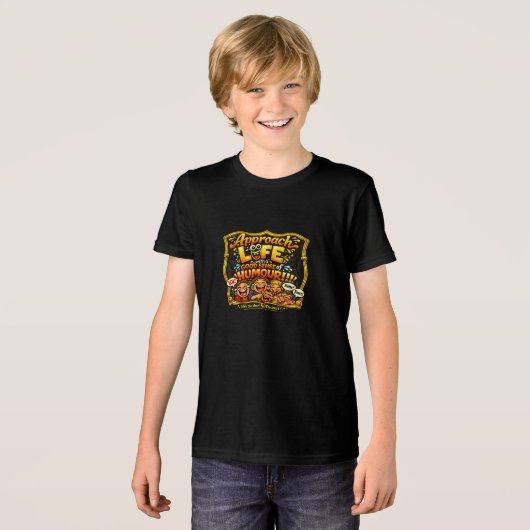 喜びを放射する トライブレンドＴシャツ (正面全面)