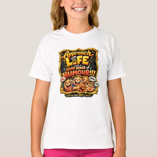 喜びを放射する Tシャツ (正面)