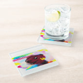 喜びを祈る ガラスコースター (アングル)