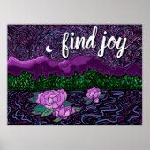 喜びを見つける ポスター (正面)