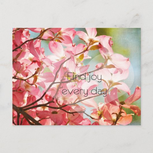 喜びを見つける ポストカード (正面)