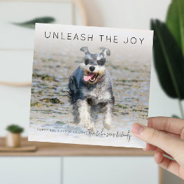 喜びを解き放つ | フォトクリスマスホリデーカード シーズンカード