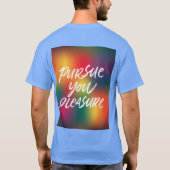 喜びを追求する Tシャツ (裏面)