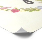 喜びを選ぶ |ピンクパステルバラ ポスター (角)