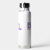 喜びを選ぶ – ポジティブさと幸福を受け入れる ウォーターボトル (右面)