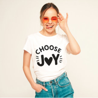「喜びを選ぶ」元気 Tシャツ