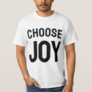 喜びを選べ インスピレーション | 幸せな名言 Tシャツ