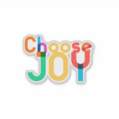 喜びを選択 シール (正面)