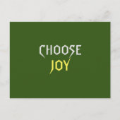 喜びを選択 ポストカード (正面)