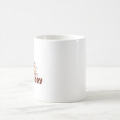 喜びを選択 モチベーションマグ コーヒーマグカップ (中央)
