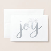 喜びを選択 箔カード (封筒付き正面)