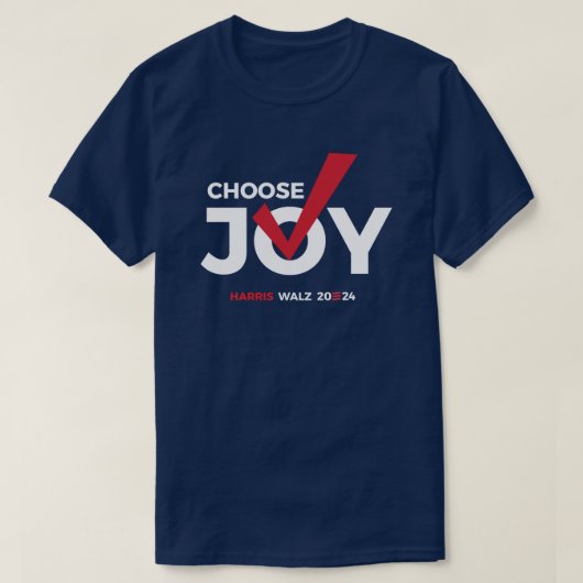 喜びを選択 Tシャツ (デザイン正面)
