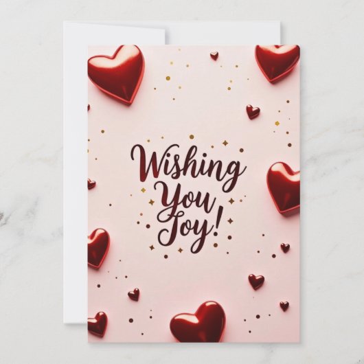 喜びを願っています 招待状 (正面)