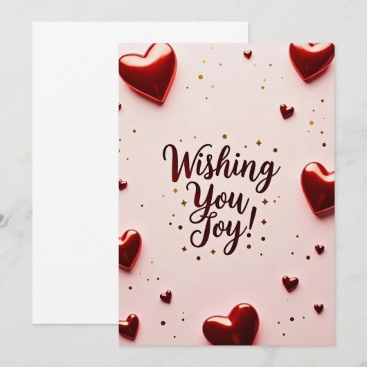 喜びを願っています 招待状 (正面/裏面)